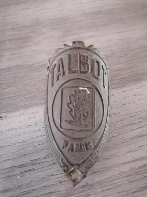 Transports - Plaque de marque de Vélo/ TALBOT/ vers 1950-1960 AC104