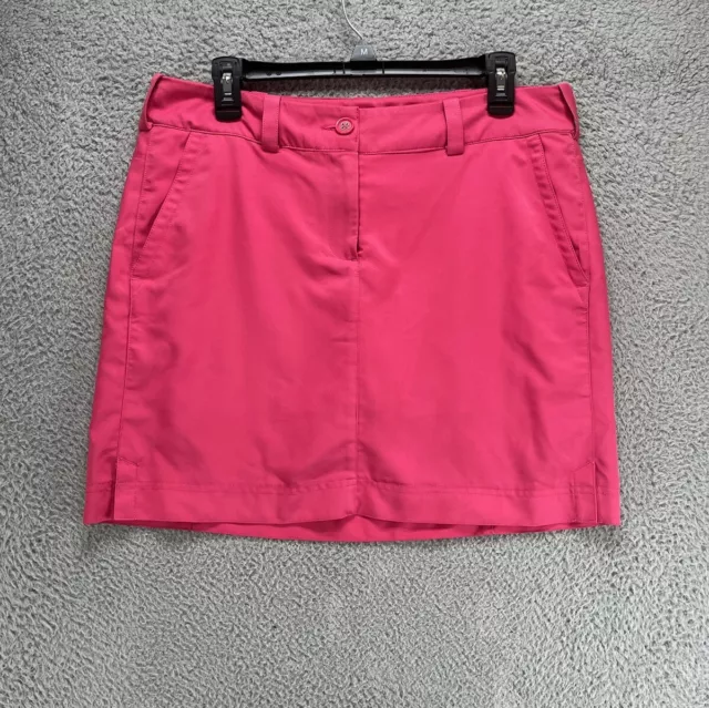 Nike Golf Tour Performance Dri Fit Womens Size 10 Pink Active Skort Skirt I9