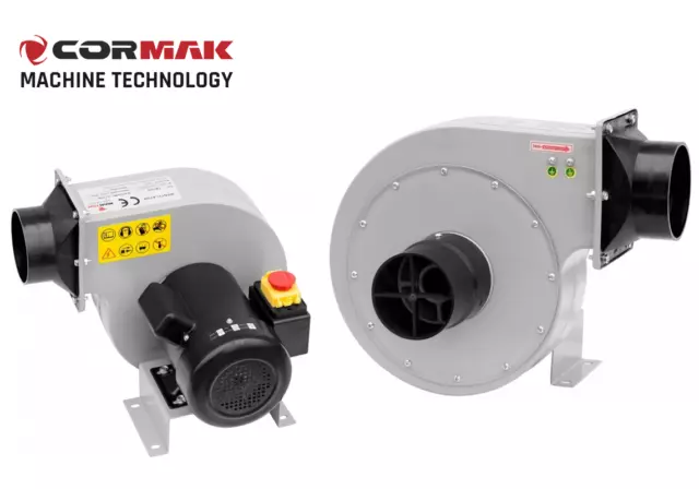 CORMAK FM230N Soffiatore Ventilatore Centrifugo Radiale 1000 m3/h Segatura Legno