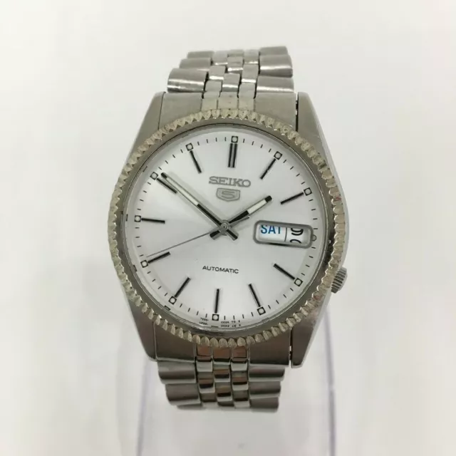 SEIKO 5 CINQUE SNXJ89 7S26 0500 35x41mm 16 6cm Orologio analogico automatico uomo EUR 241 32 PicClick IT