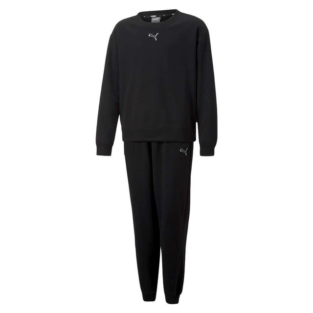 Puma Tuta da Ragazza Loungewear Nero Taglia 9-10 A Cod 670734-01
