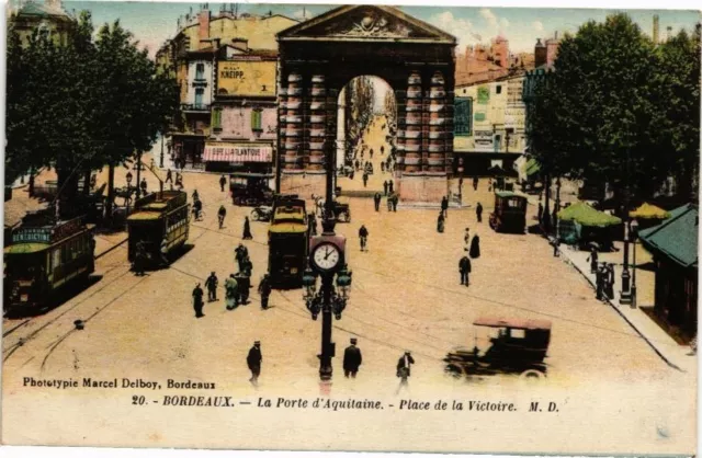 CPA BORDEAUX-La Porte d'Aquitaine - Place de la Victoire (177124)