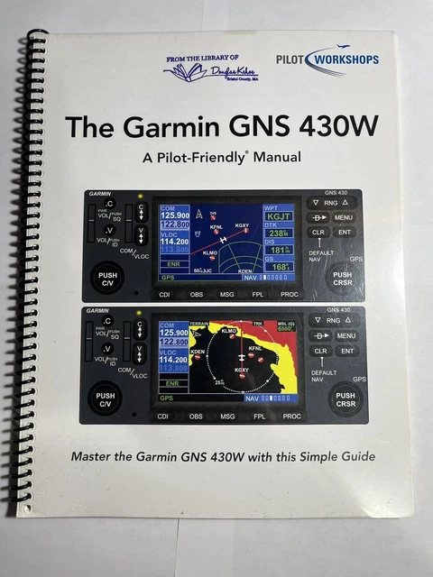 GARMIN GNS-430W WAAS Pilot-Friendly Manual $27.00 - PicClick