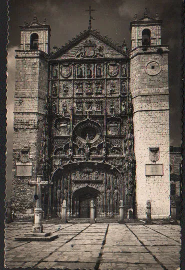 Antigua Postal Valladolid Fachada De San Pablo Old Postcard Postkarte    Cc00730