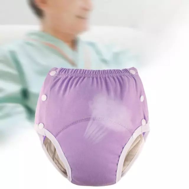 Wiederverwendbare Stoffwindeln für Erwachsene Wickel Inkontinenzhose schnell zu beweisen lila