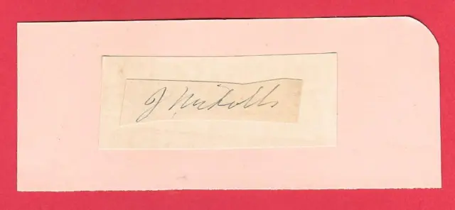 James Nicholls Brentford Fc 1934-1937 Ex Manchester City Rare Original Autograph