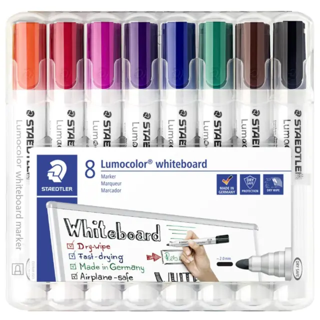 STAEDTLER Whiteboardmarker Lumocolor 8St Box 351 WP8 (4007817186244)