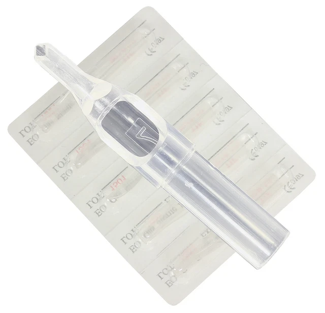{PiA} 5 x 7 punta de tatuaje de diamante TRANSPARENTE desechable punta de tatuaje 7D punta de tatuaje
