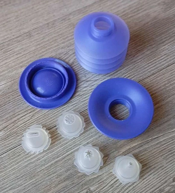 Tupperware Boule Décors 450 Ml Orange - Poche à Douille Complète Avec 5 Douilles