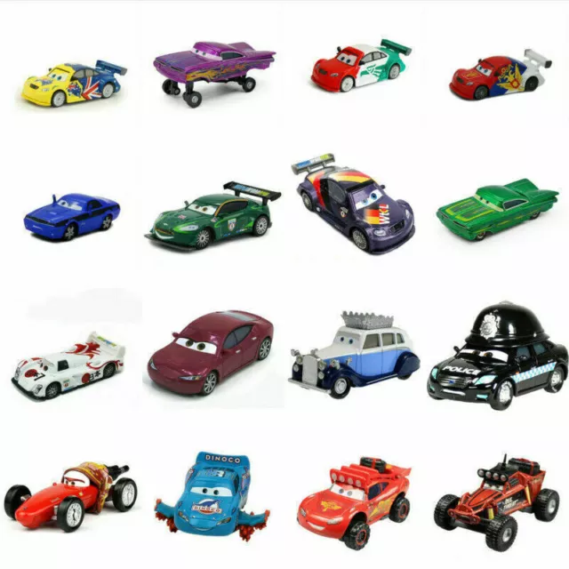 Disney Pixar Cars 2 3 Storm McQueen Jackson Storm The King Diecast Metal Car