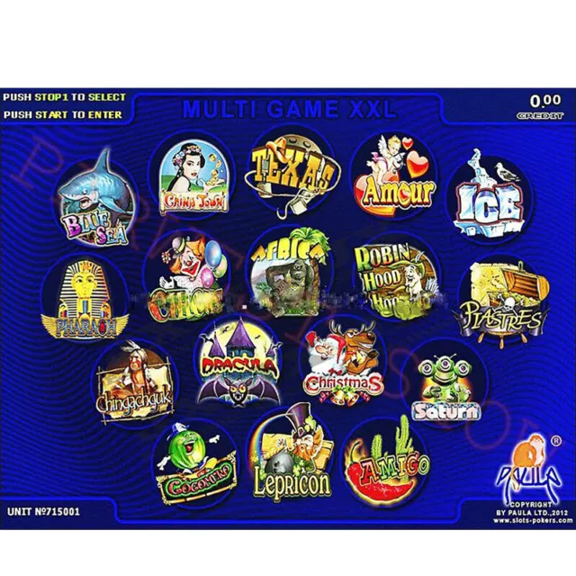 NEW Casino board XXL 17 Board/2 VGA Gambling Multi games for slot Jamma machine