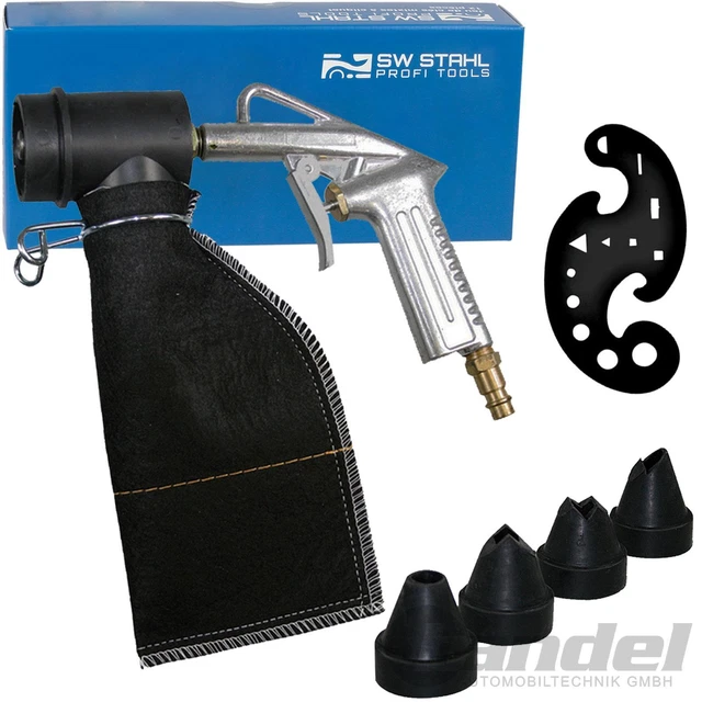 SW ACCIAIO PRESSIONE ARIA SABBIATRICE-PISTOLA SABBIATRICE-DISPOSITIVO SABBIATRICE 6 pezzi