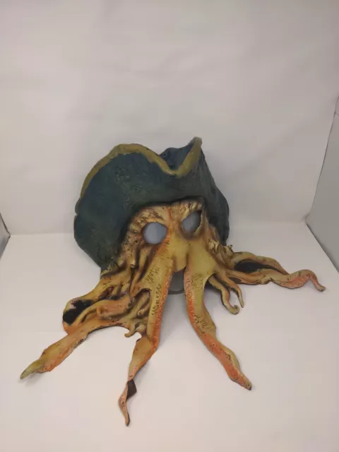 Disney Pirates of the Caribbean 2006 Davy Jones Halloween Mask Squid