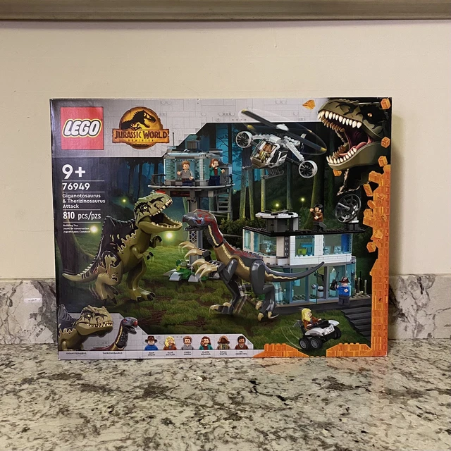LEGO JURASSIC WORLD- Giganotosaurus & Therizinosaurus Attack #76949 *New* EUR 87,87 - PicClick FR