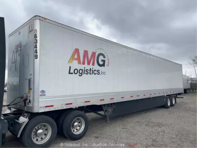 2023 Utility VS2DX 53' T/A Dry Box Van Enclosed Semi Truck Trailer bidadoo