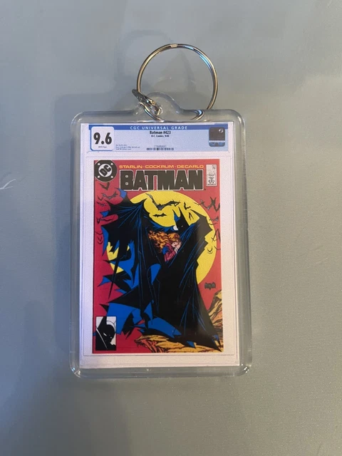 Batman #423 - CGC Homage- Mini Slab - Key Issue Keychain