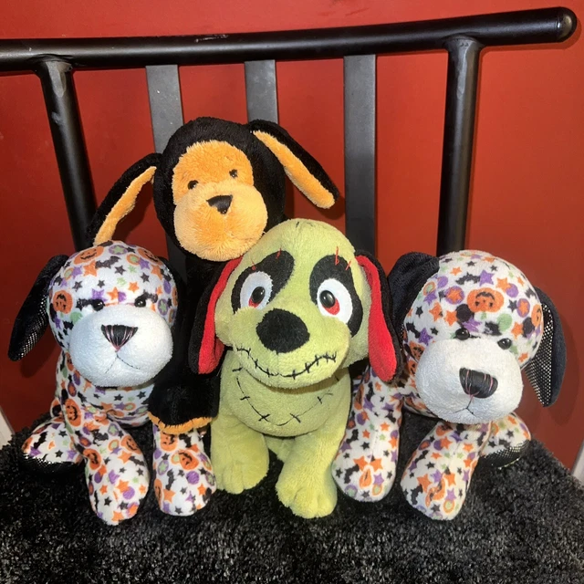 WEBKINZ PUMPKIN PUPPY Spooky Puppy Zombie Puppy Halloween