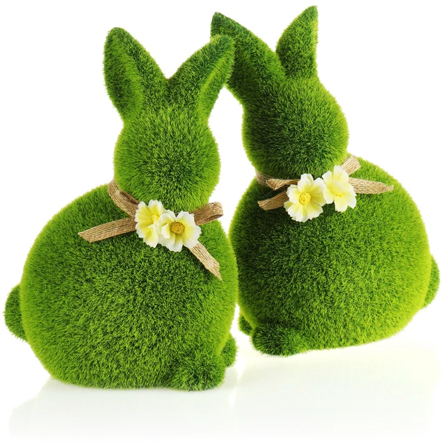 Hasen-Formschnitt Künstlich, Dekorative Figur Osterhase Mit