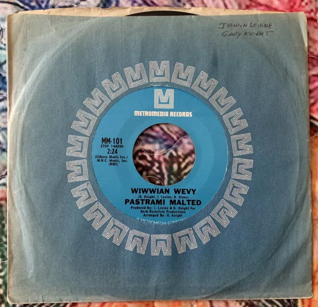 Pastrami Malted-Wiwwian Wevy-1968 Metromedia MM-101 45 rpm