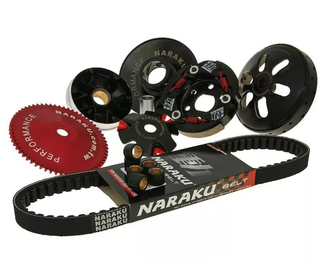 Antriebskit Naraku 669mm Keilriemenlänge 10" für GY6 4-Takt 50ccm 139QMB