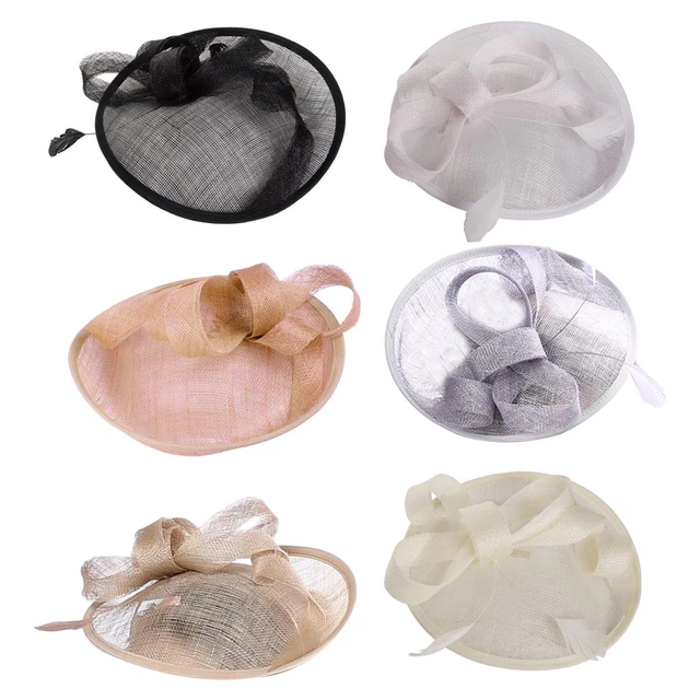 Chapeau Fascinateur Femme Noir - Plume Paon Vintage Pour Théâtre Et Soirées