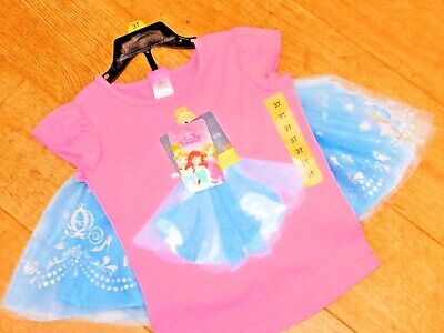 Disney Frozen Girls Tutu Skirt & t shirt Set Glitter/lace detail FANTASTIC BNWT