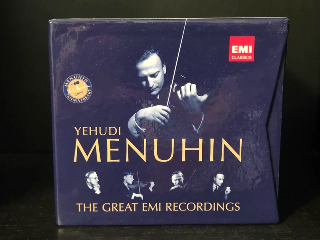 YEHUDI MENUHIN: THE Great EMI Recordings 51-CD Box Set Violin