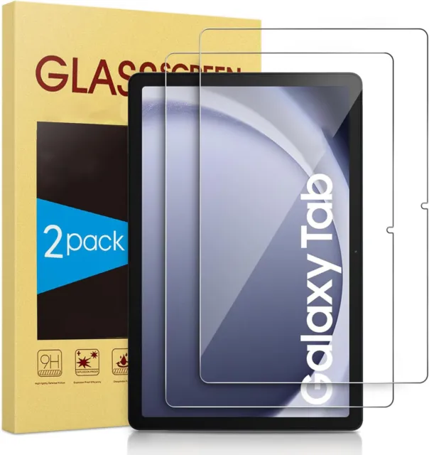 2X Película Protectora de Pantalla de Vidrio Templado Tablet para Samsung Galaxy Tab A9/A9+