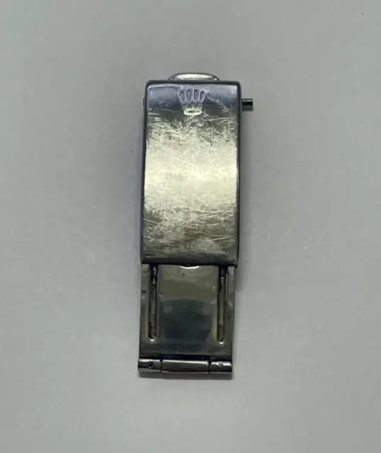 Rolex Oyster Perpetual Date 34mm chiusura clasp bracciale bracelet acciaio 14mm