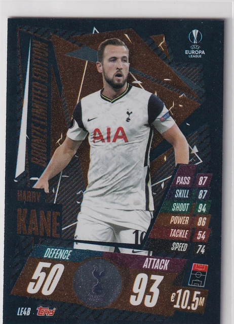 Topps Match Attax Champions League 20/21 Edition Limitée LE4B Harry Kane