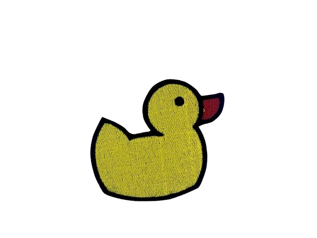 Patch aufnaher aufbugler applikation bügelbild ente entlein