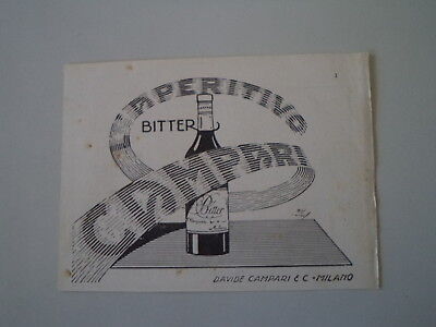 advertising Pubblicità 1931 BITTER CAMPARI