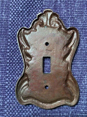 Striking Antique Gold Finish Switch Cover + Outlet Cover, HEAVY Metal, Spain 3