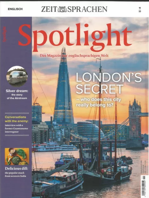Spotlight English Magazin. 11/2023. London´S Secret. English Learn