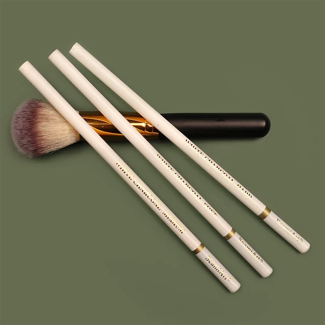 3pcs weiße Skizze Holzkohlestifte zum Skizzieren der Malerei Zeichnung  SC