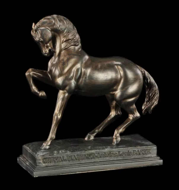 Pferde Figur - Cheval Piaffant de Antoine Louis Barye - Pferdefigur Deko Statue