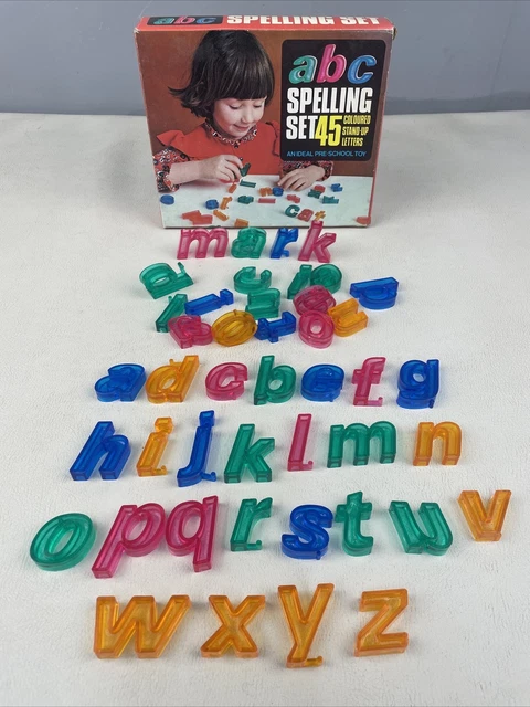 VINTAGE 1970’S ABC Spelling Set, Alphabet Letters Retro Games £7.00 ...
