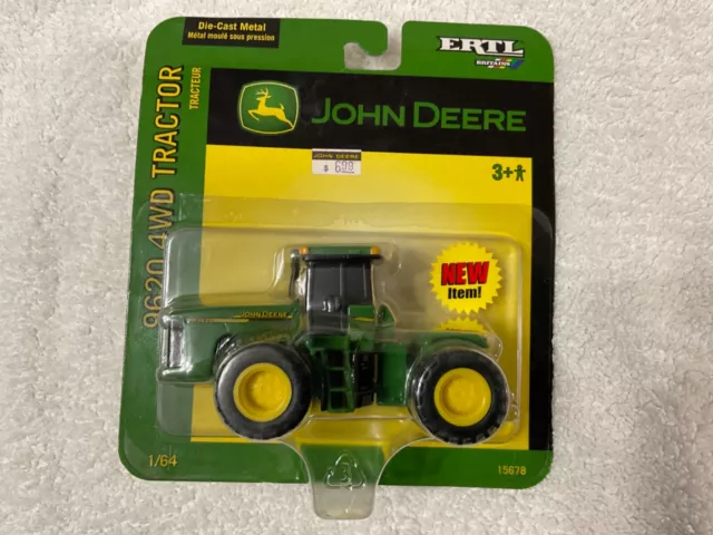 Ertl John Deere Tractor 9620 4WD Tractor 1/64 scale Diecast NIP 15678