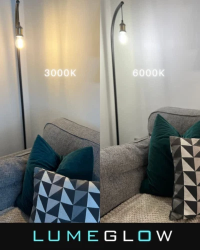 LumeGlow B22 Bajonettkappe LED Filament 3 Stück (1er Pack), kühlweiß 6000k 8
