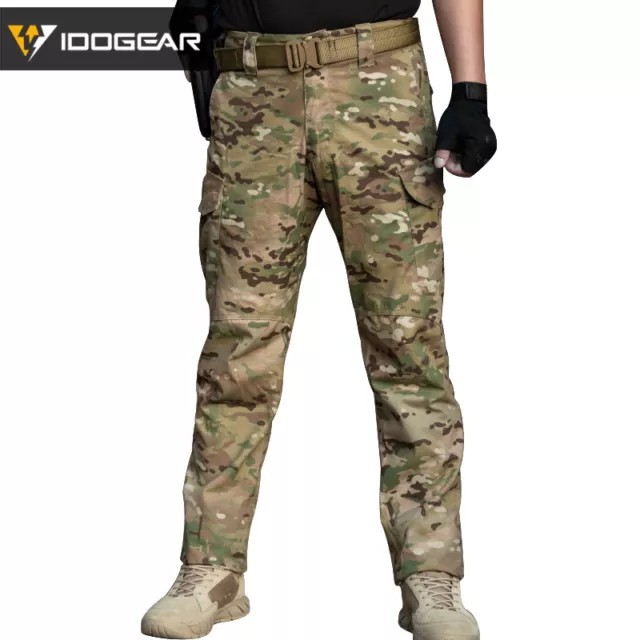 IDOGEAR Pantalon tactique de campagne Airsoft GL Field Pants Military Pants Camo