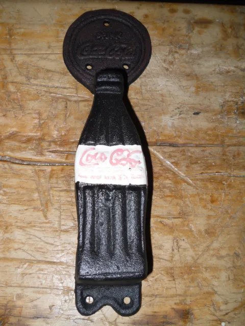 Coca Cola Cast Iron Antique Style Barn Handle Gate Pull Shed Door Handles PUSH