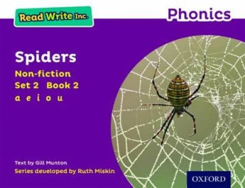 READ WRITE INC. Phonics: Spiders (Purple Set 2 Non-fiction 2) by Gill ...