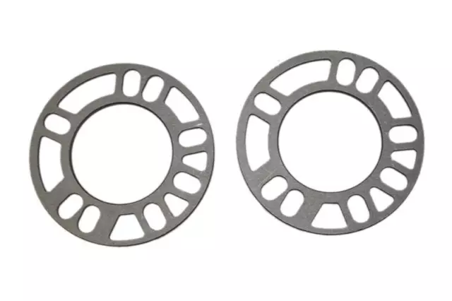 5MM ALLOY WHEEL SPACER SHIMS UNIVERSAL SET OF 2 - 4x100 4x108 4x114.3