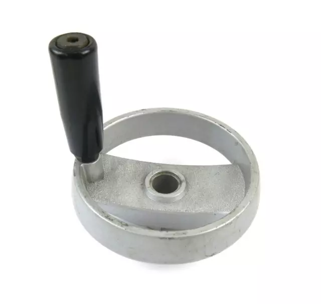 Lathe, Milling Machine Swivel Handle Handwheel 4-5/8" Diameter x 17mm Bore