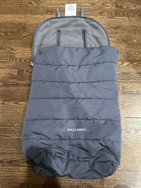 Maclaren Stroller Footmuff Bunting Blanket Grey  Universal  Preowned