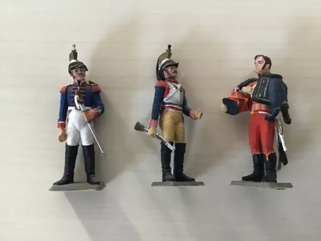 Lot de 3 soldats Empire Napoléon Starlux, non Quiralu