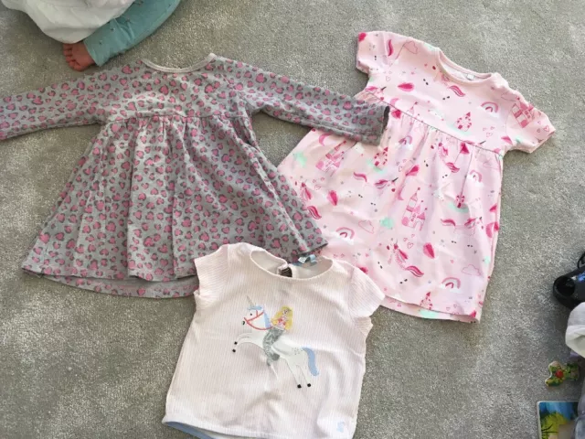 Baby Girls Bundle Next Debenhams Joules 9-12 Months Unicorn Princess Dress