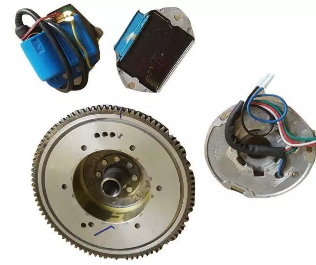 Vespa 12V Electronic Ignition Kit Electric Start Battery Lml Px T5