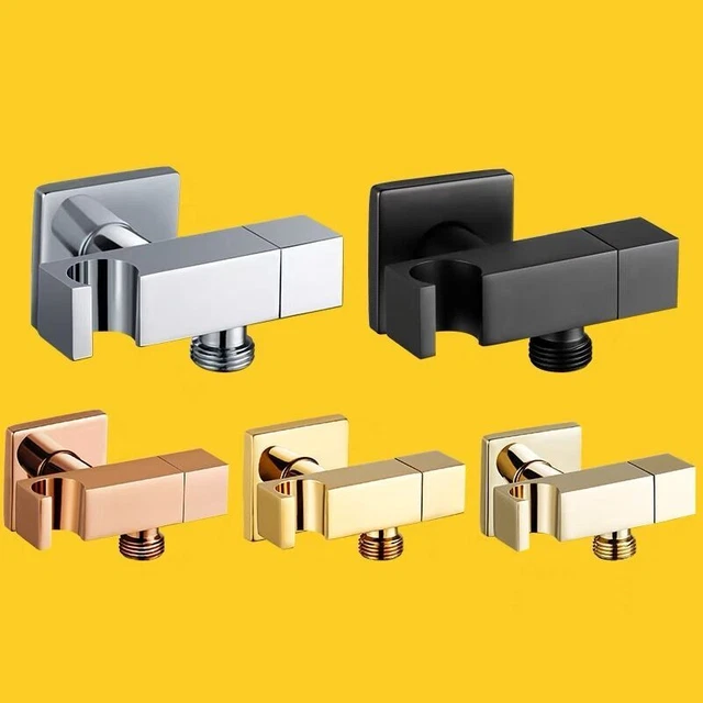 Wall Supply Elbow Solid Brass Wall Mounted Swivel Angle Simple Wall Union Holder
