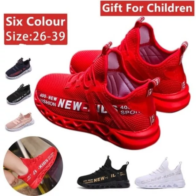 Child Kids Sneakers Boys Girls Sports Running Shoes Casual Walking Tennis Size